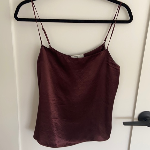 Babaton Tops | Babaton Silk Spaghetti Strap Tank | Poshmark